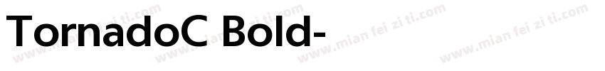 TornadoC Bold字体转换